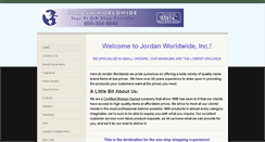 Desktop Screenshot of jordanworldwide.com