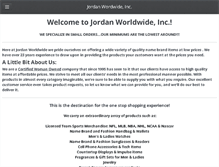 Tablet Screenshot of jordanworldwide.com